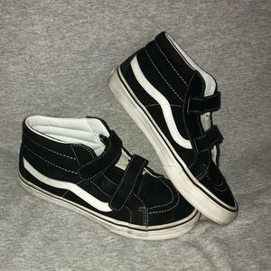Velcro sk8 mid reissue Vans kids 6 women’s 7.5